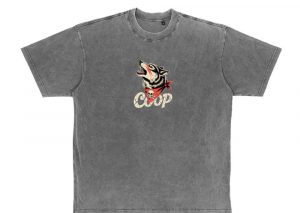 Coop Wolf Howling Retro Style Design T-Shirt