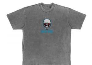 Mad Dog Red Eyes Horror Design T-Shirt