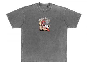 Outlaw Spirit Cowgirl Skeleton Western Style T-Shirt