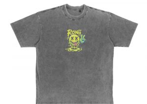 Roni Slime Smiley Face Streetwear Design T-Shirt