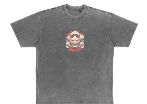 Sawyer Demon Mask Retro Graphic T-Shirt