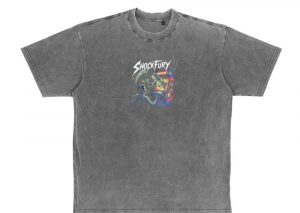 Shocktury Retro Arcade Horror Design T-Shirt