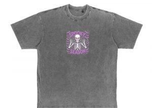 Spooky Season Skeleton Halloween Artwork T-Shirt