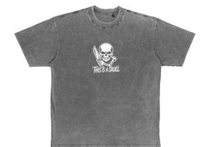 This Is a Skull Knife Skeleton Graphic T-Shirt